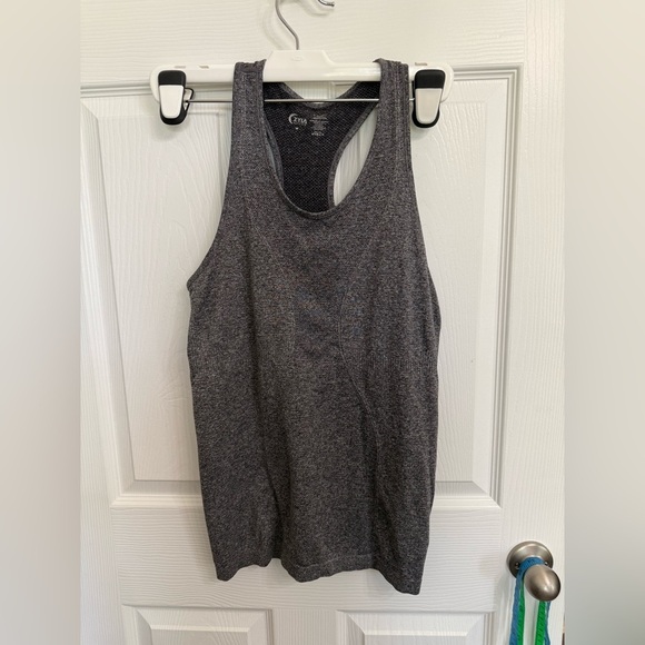Zyia Active Copper Charged Tank Top women's fog Gray Med infused seamless Grey - Picture 1 of 3